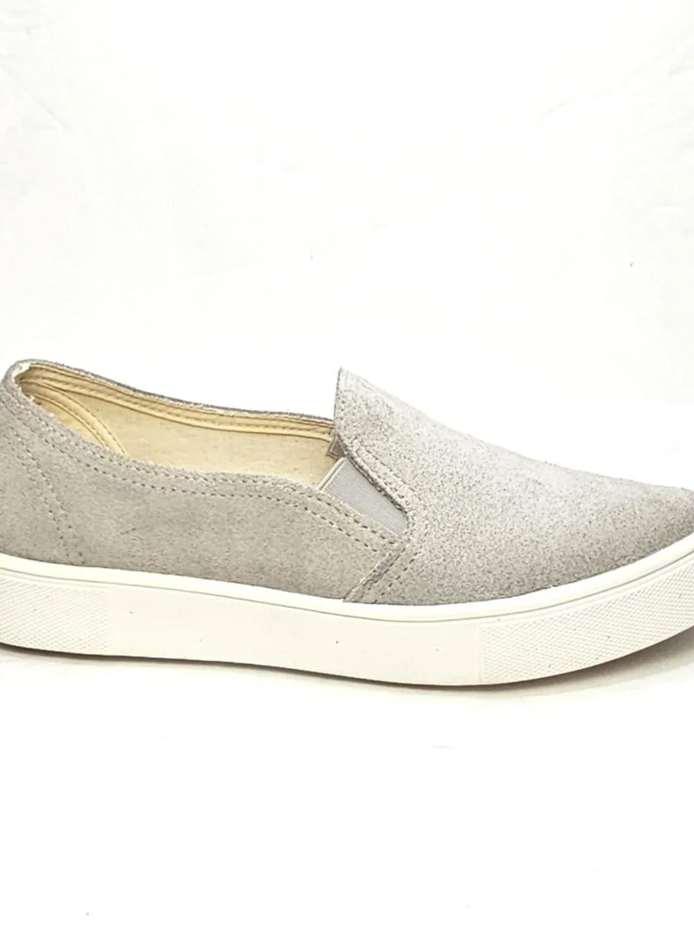 North Alaska Footwear Womens Sz EU 39 8.5 US Gray Suede Slip On Loafer Shoes